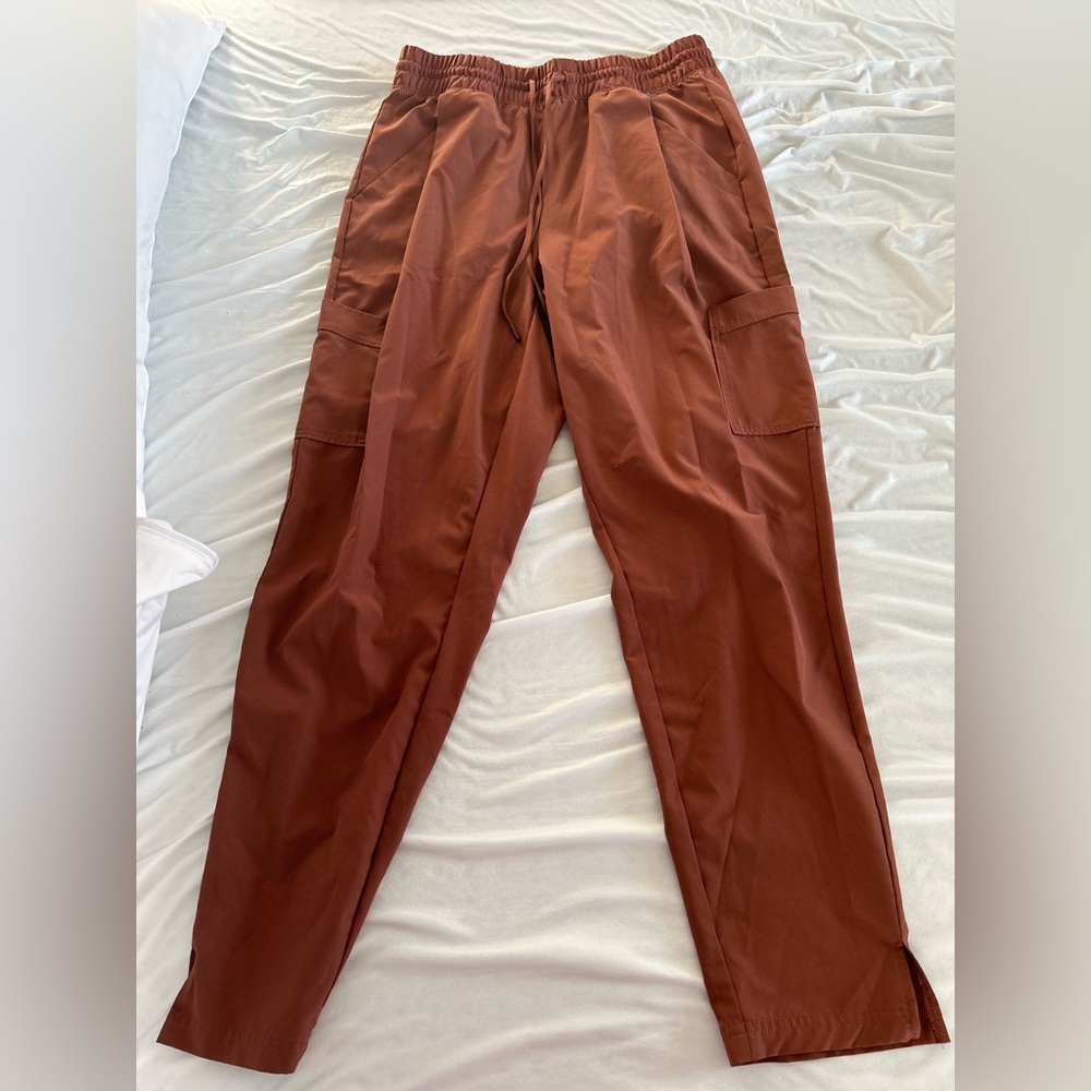 APANA Rust Red Dri-Fit Joggers